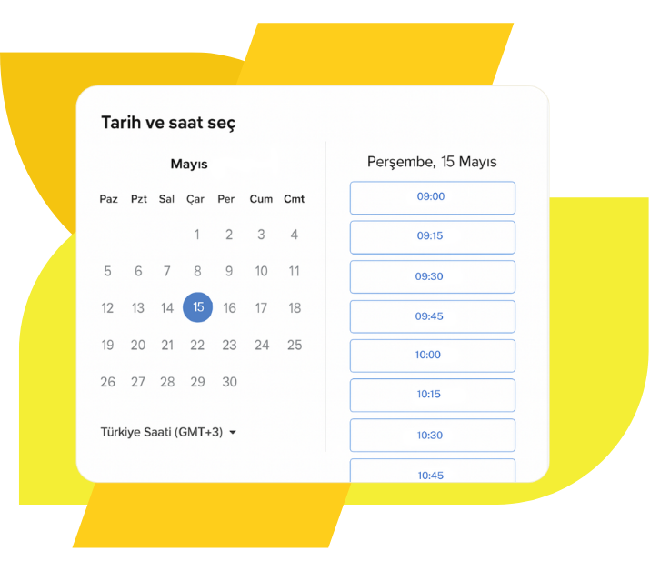 Esnek çalışma takvim görseli